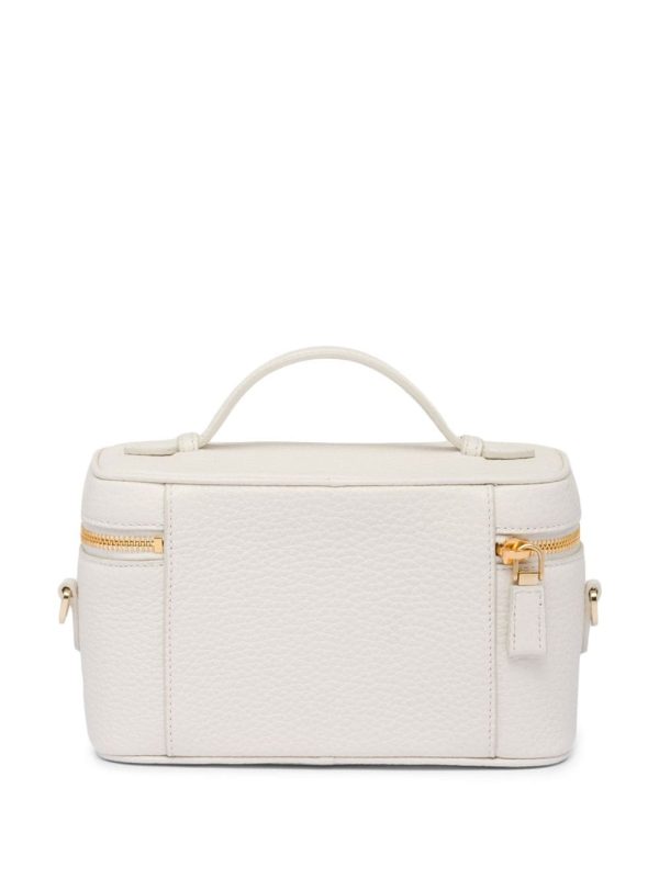 Prada logo-plaque leather mini-bag - Image 2