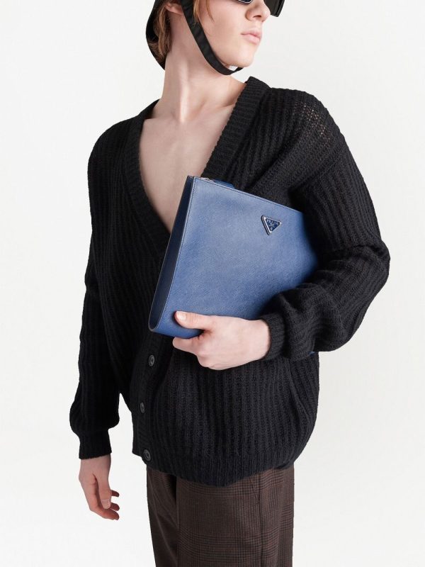Prada logo plaque document case - Image 2