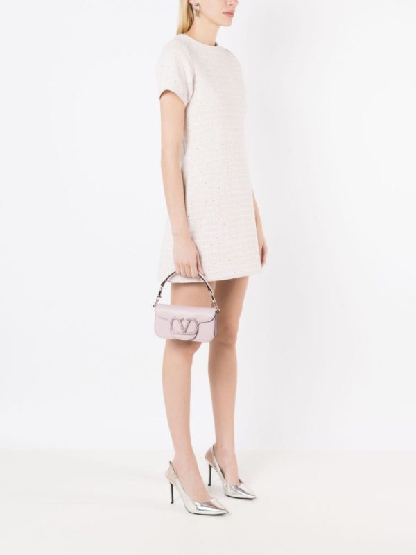Valentino Garavani Locò crystal-embellished shoulder bag - Image 4