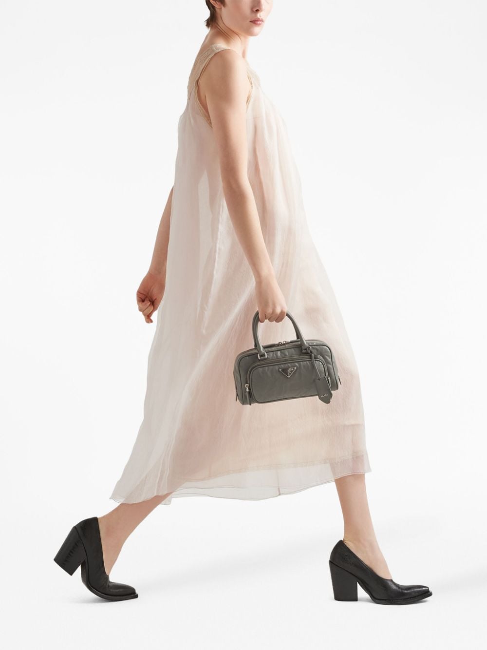 Prada multi-pocket leather tote bag - Image 2