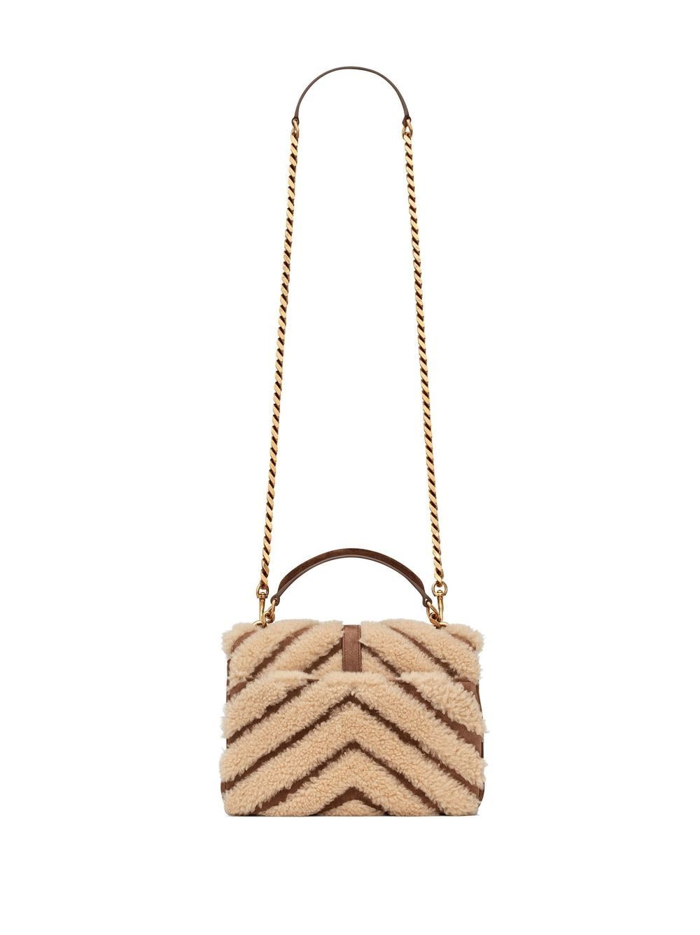 Saint Laurent medium College shearling shoulder bag - Image 2