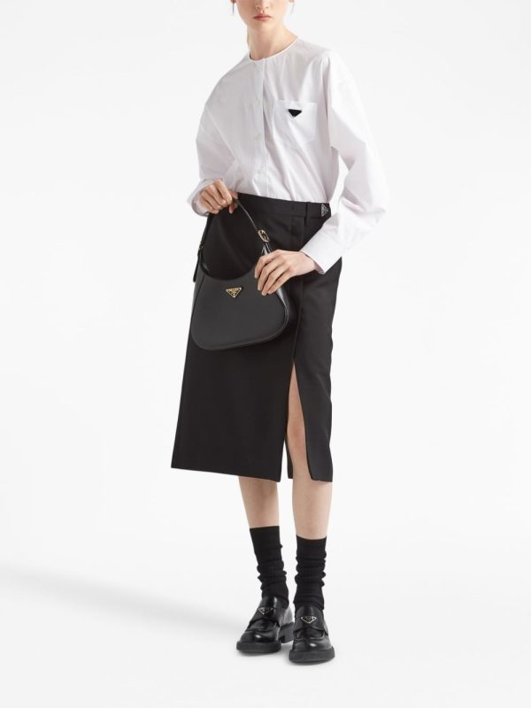 Prada leather shoulder bag - Image 2