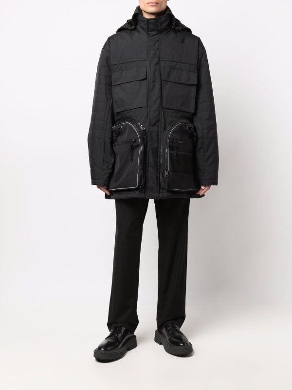Balenciaga Transformer Gym Bag parka coat - Image 2