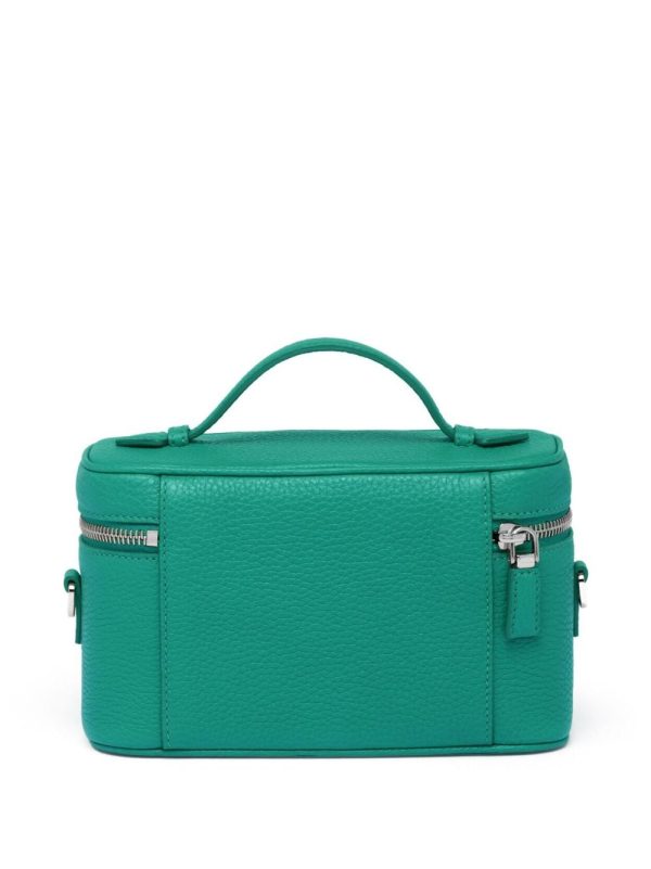 Prada logo-lettering leather mini-bag - Image 2
