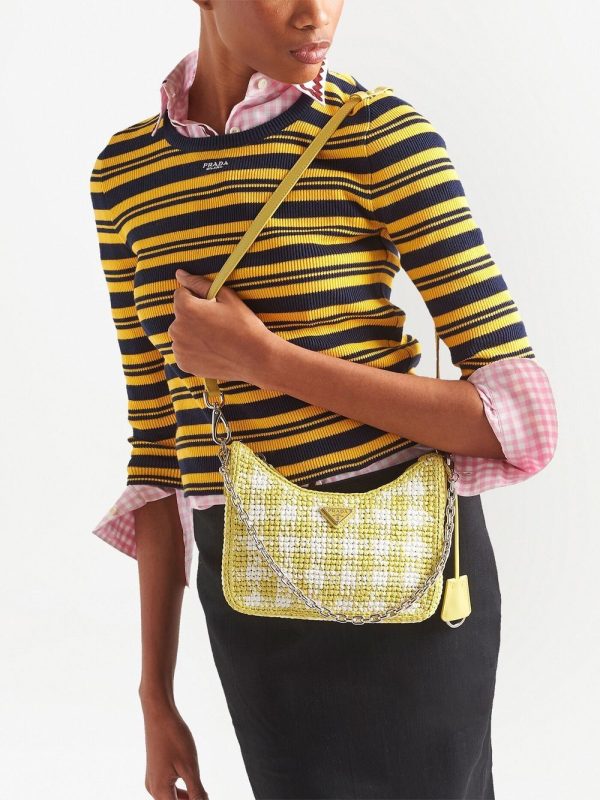 Prada Re-Edition crochet-knit mini bag - Image 2