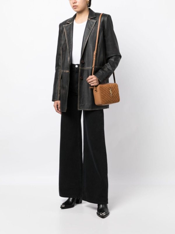 Saint Laurent Lou suede camera bag - Image 2