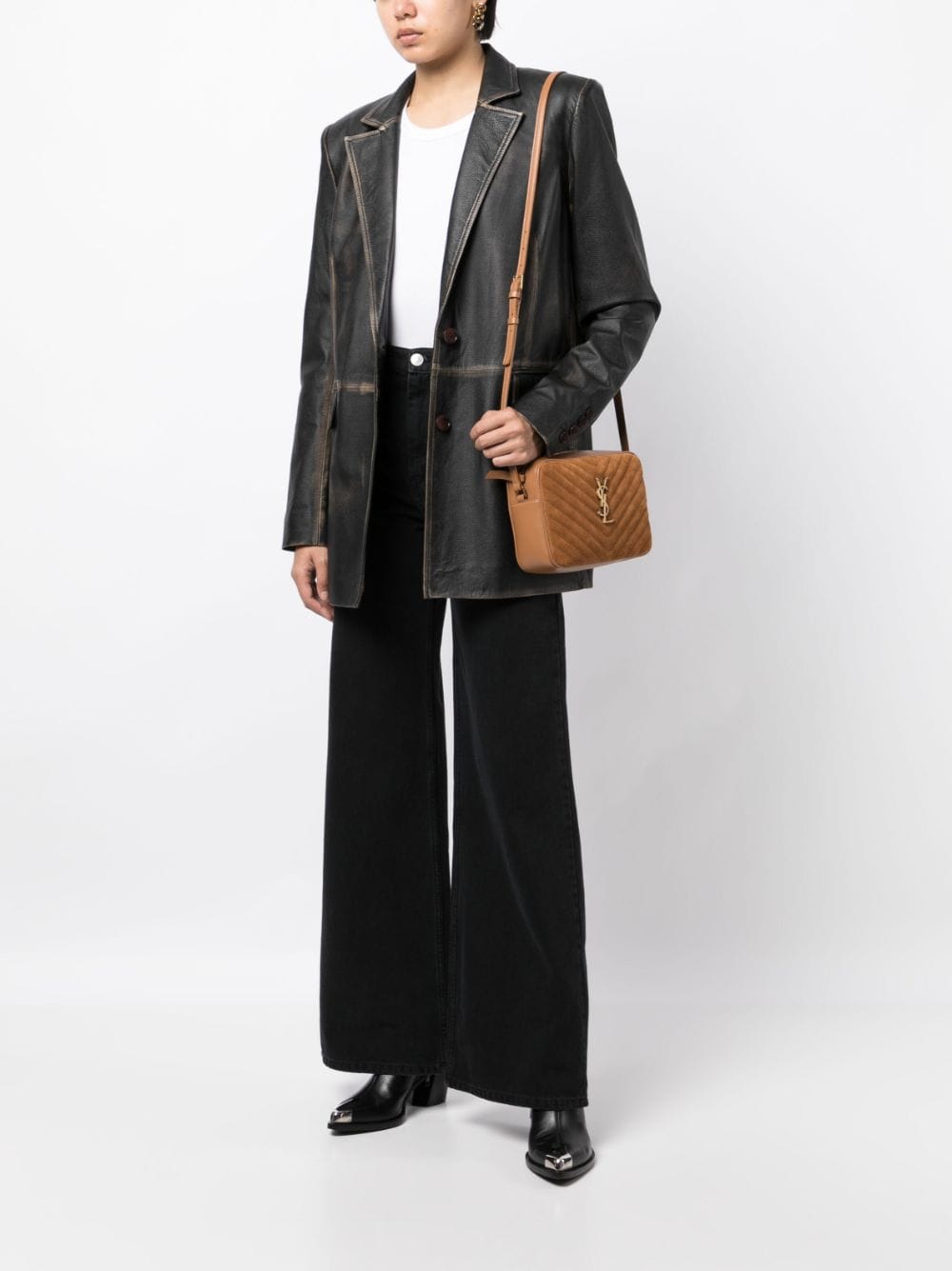 Saint Laurent Lou suede camera bag - Image 2
