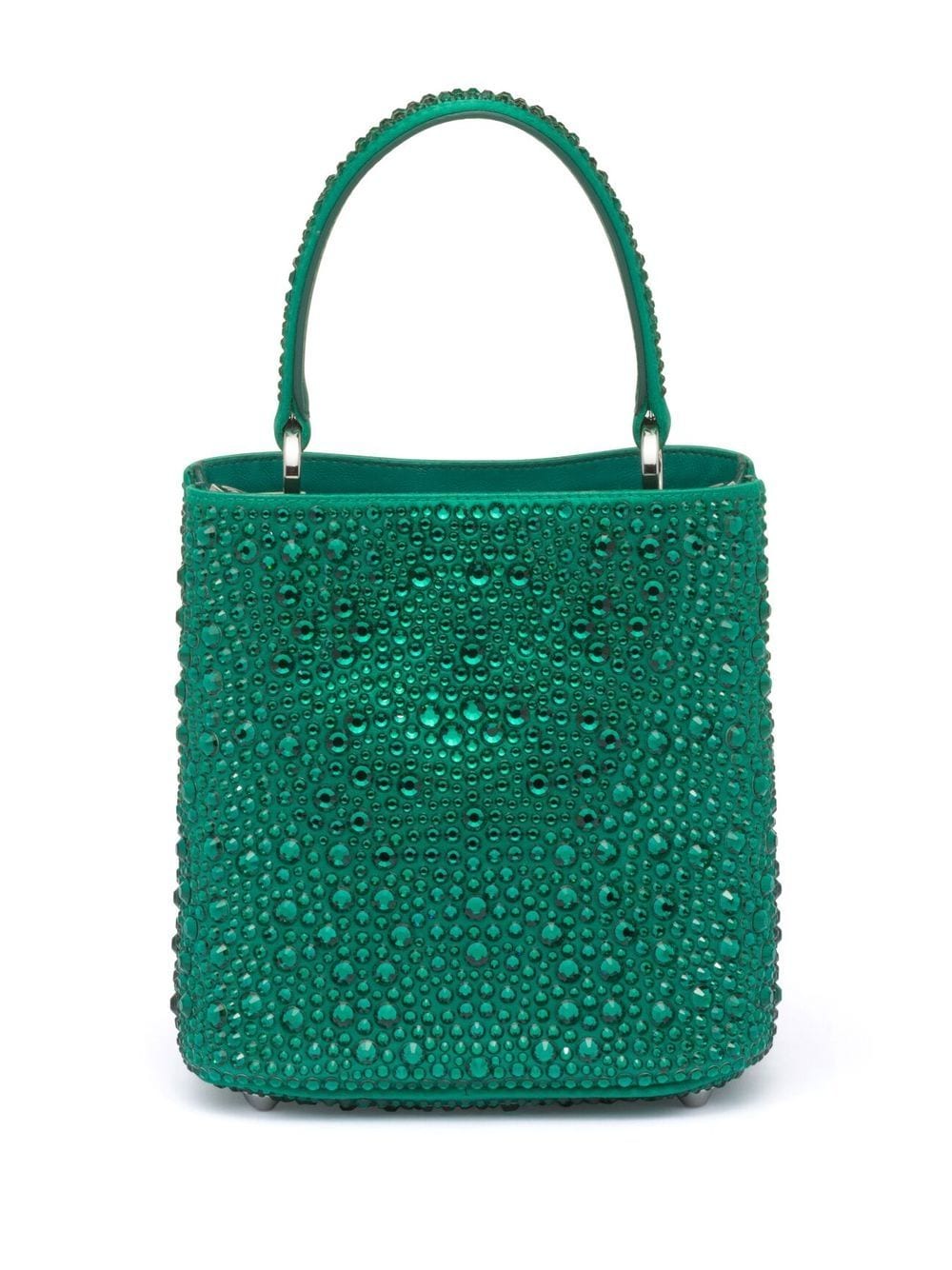 Prada Panier crystal-embellished tote bag - Image 2