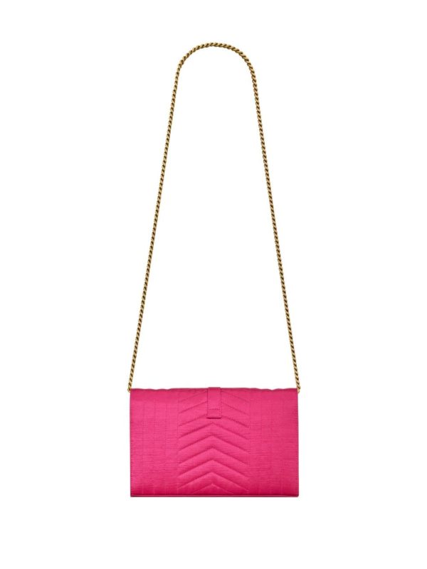 Saint Laurent matelassé logo-plaque envelope bag - Image 2