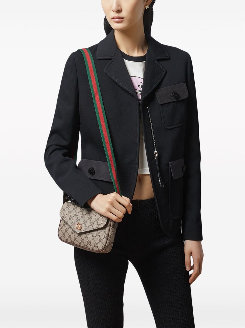 Gucci mini Ophidia GG crossbody bag - Image 2