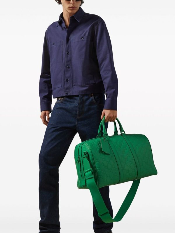 Gucci large GG-logo duffle bag - Image 2