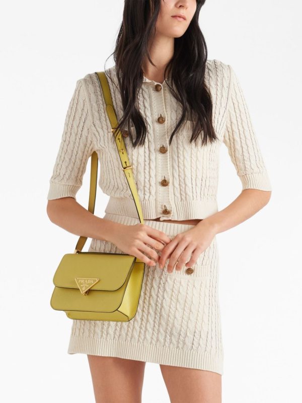 Prada Prada Emblème Saffiano shoulder bag - Image 2