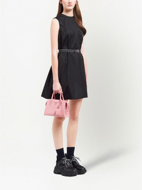 Prada logo-plaque tote bag - Image 2