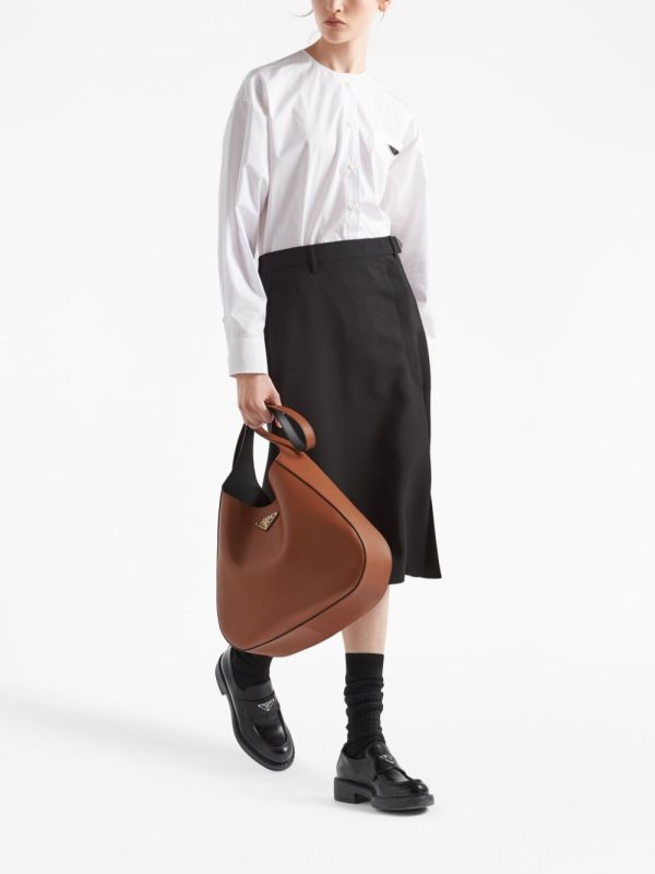 Prada leather shoulder bag - Image 2