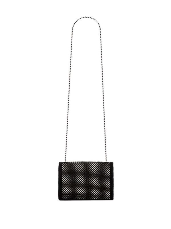 Saint Laurent small rhinestone-embellished Kate chain bag - Image 2