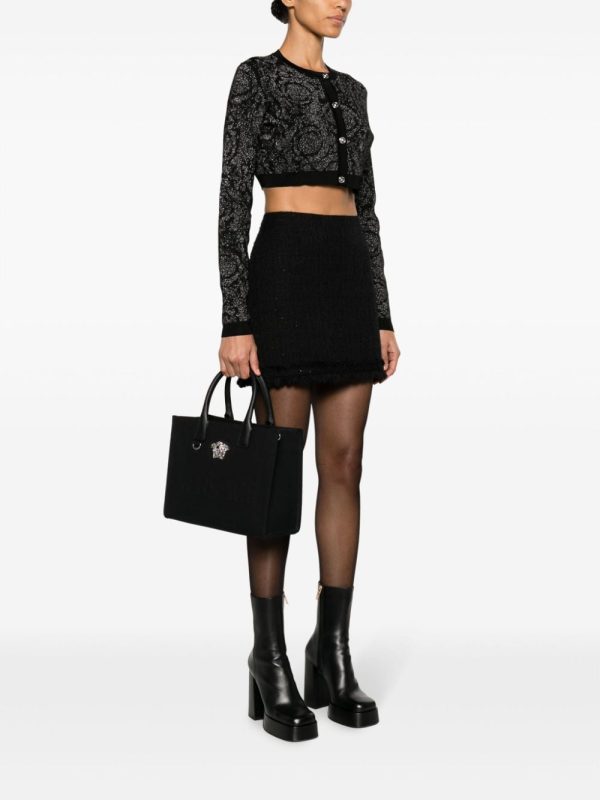 Versace small La Medusa canvas tote bag - Image 2
