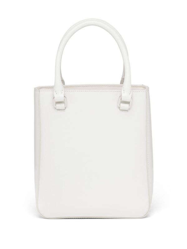 Prada small triangle plaque tote - Image 2