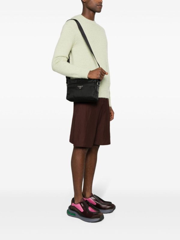 Prada logo-plaque messenger bag - Image 2