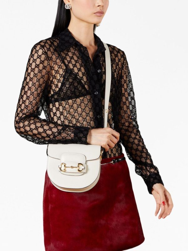 Gucci Horsebit 1955 leather shoulder bag