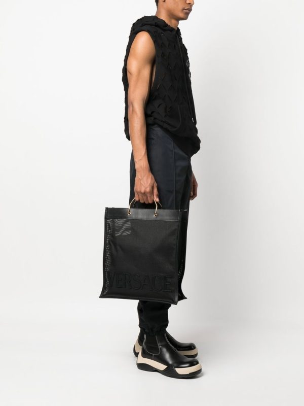 Versace Shopper logo-embellished tote bag - Image 2