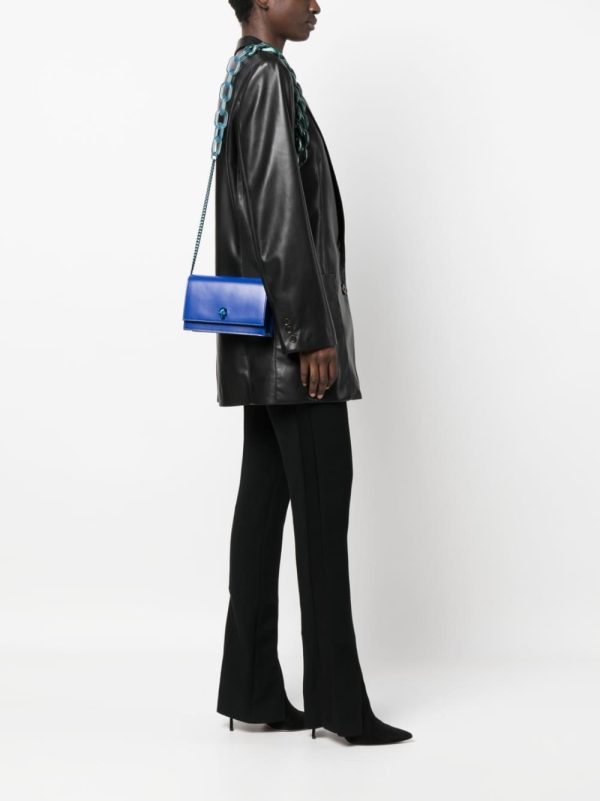 Alexander McQueen skull-charm crossbody bag - Image 2