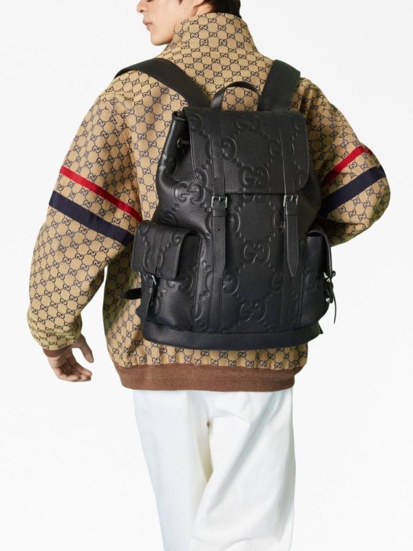 Gucci Jumbo GG leather backpack - Image 2