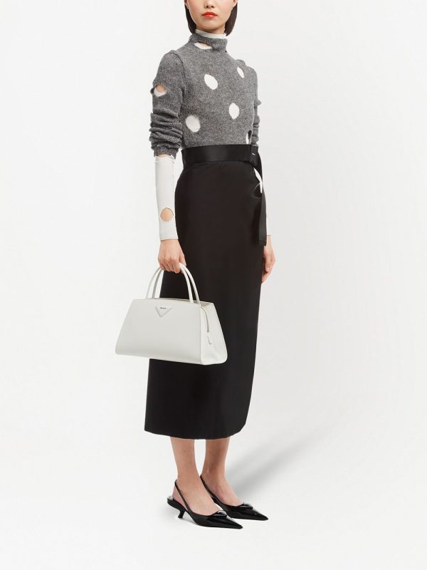 Prada trapeze logo plaque tote bag - Image 2