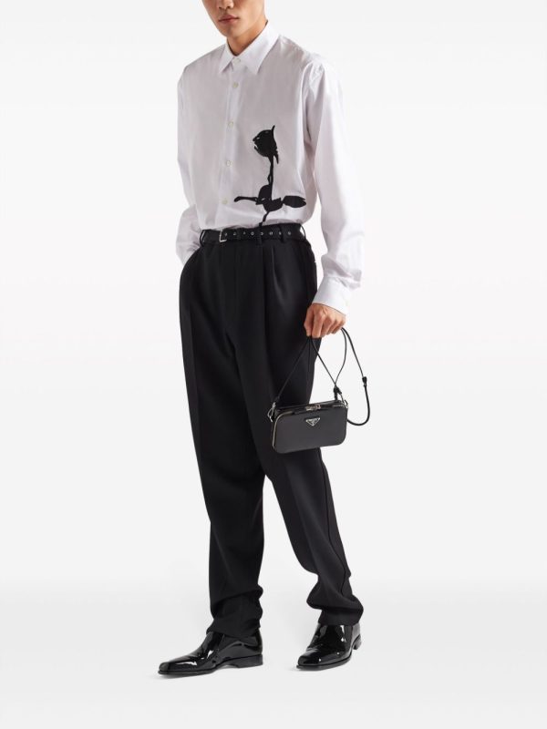 Prada small Brique brushed crossbody bag - Image 2
