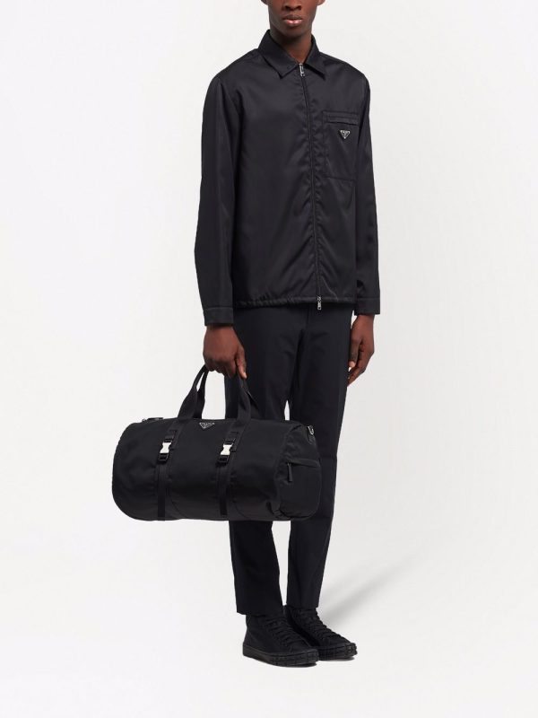 Prada logo-embossed Saffiano leather bag - Image 2