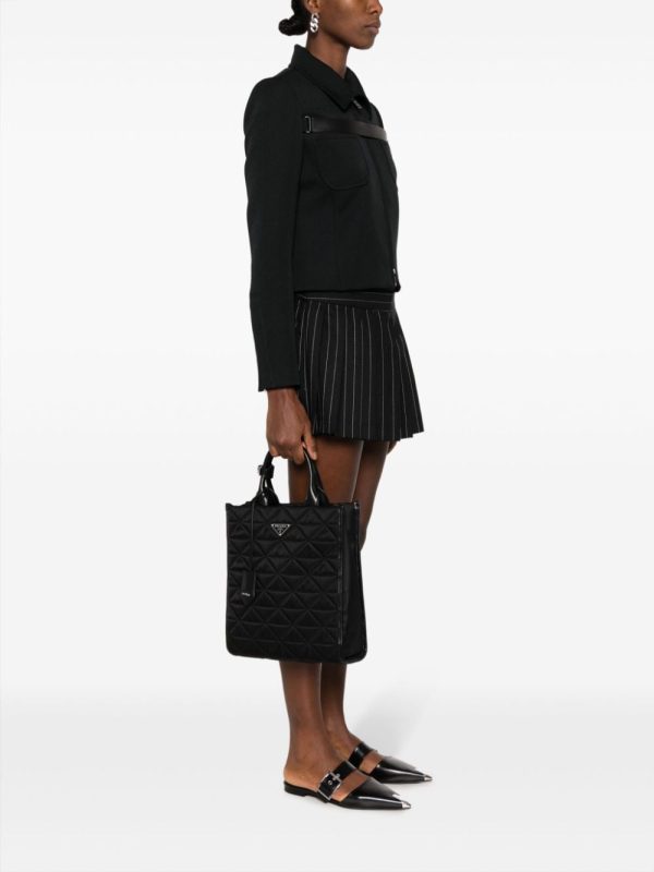 Prada Re-Nylon quilted tote bag - Image 2
