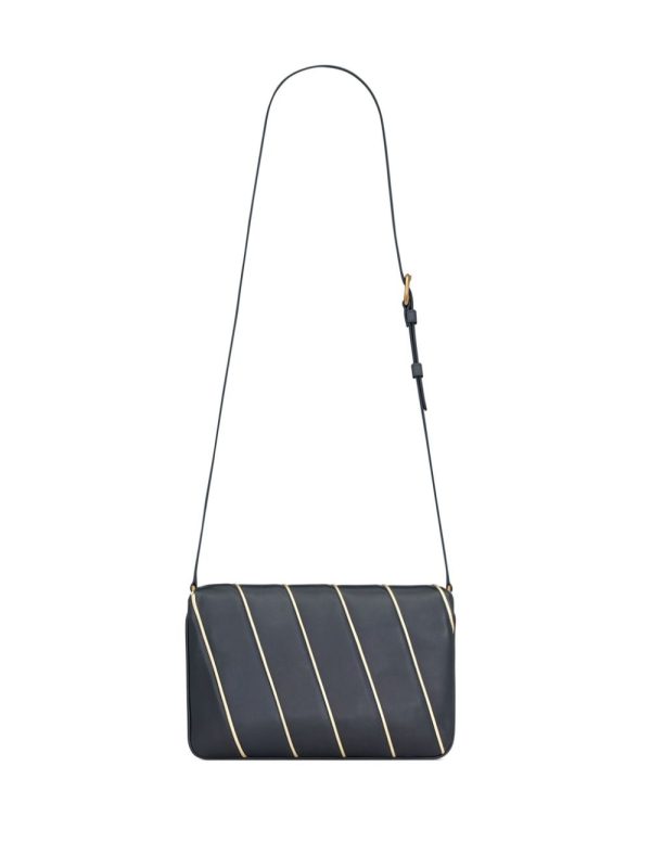 Saint Laurent Le Maillon striped shoulder bag - Image 2