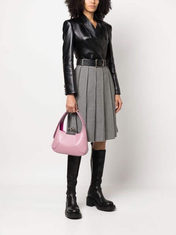 Alexander McQueen Jewelled Hobo leather tote bag - Image 5
