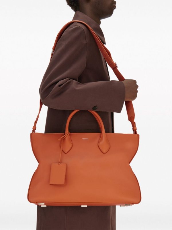 New Season  Ferragamo logo-print leather tote bag - Image 2