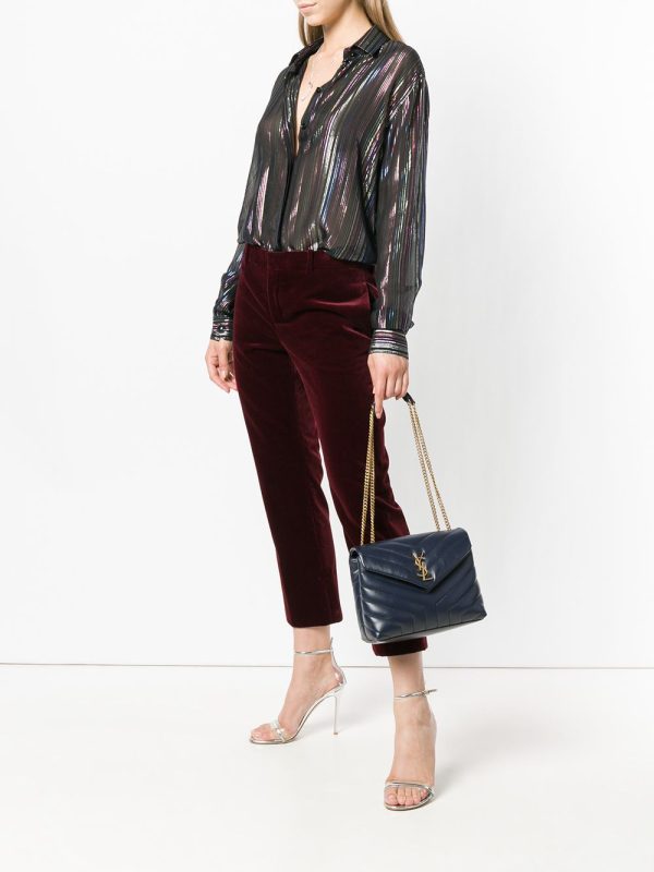 Saint Laurent Monogram quilted shoulder bag - Image 2