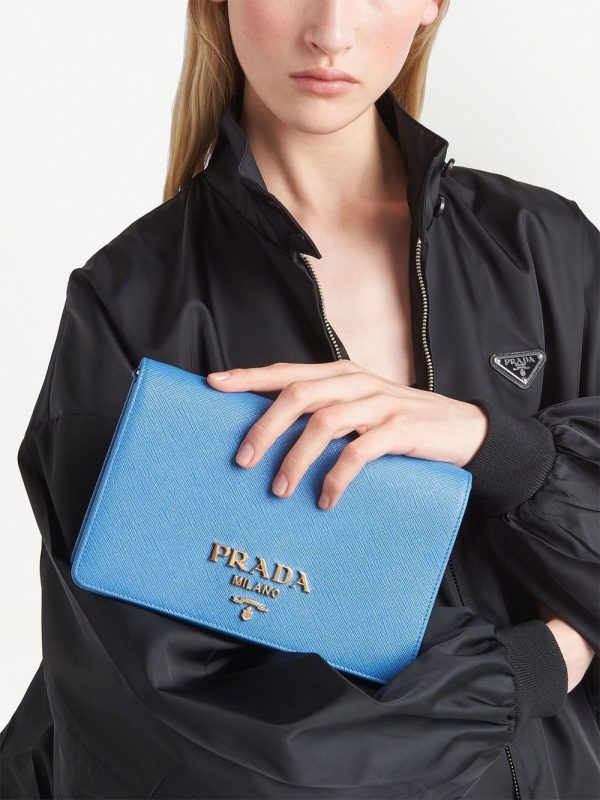 Prada logo plaque crossbody bag - Image 2