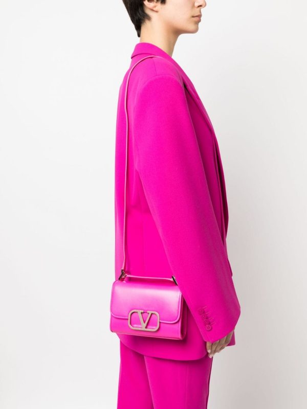 Valentino Garavani small VLogo Type shoulder bag - Image 2
