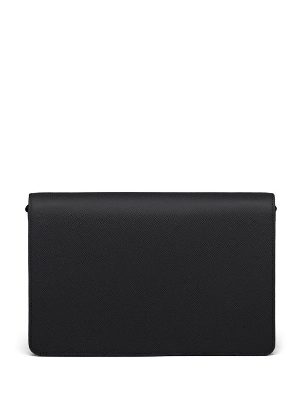 Prada logo-lettering Saffiano leather shoulder bag - Image 2