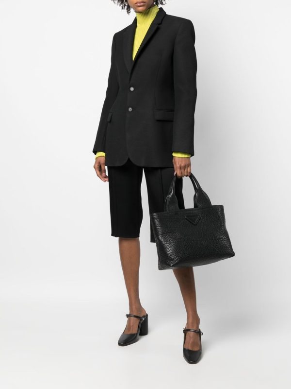 Prada logo patch tote bag - Image 2