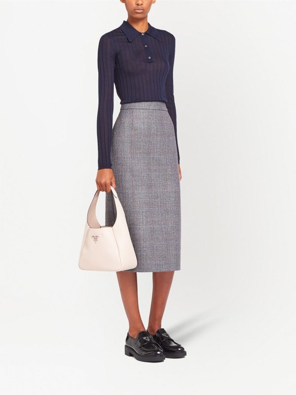 Prada logo-lettering shoulder bag - Image 2