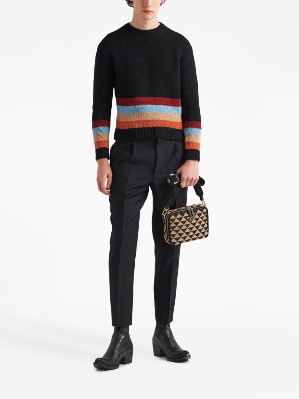 Prada Symbole embroidered messenger bag - Image 2