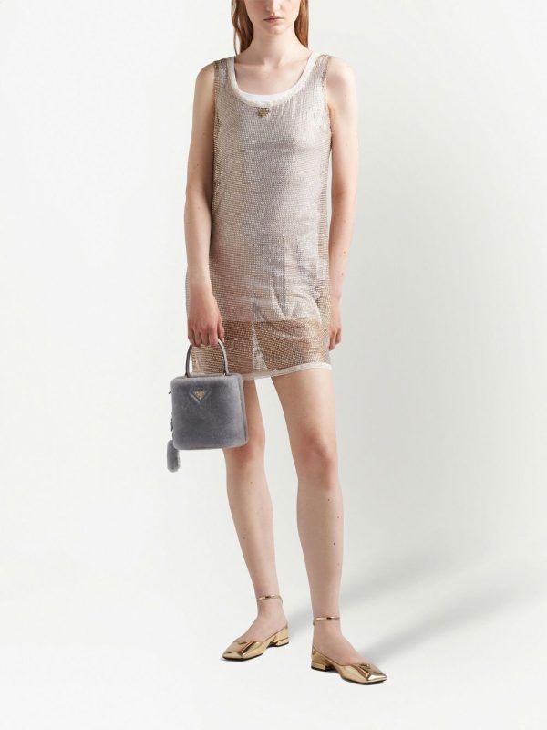 Prada Panier shearling mini-bag - Image 2