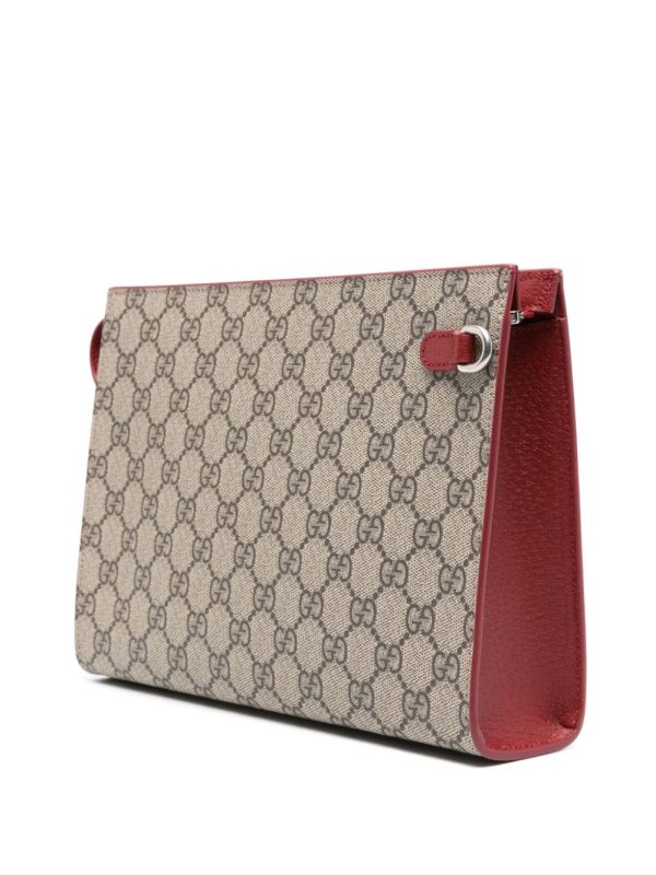Gucci GG Supreme zipped clutch - Image 2