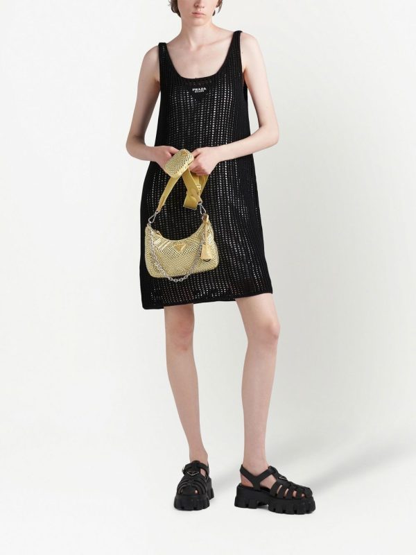 Prada Re-Edition 2005 crystal-embellished shoulder bag - Image 2