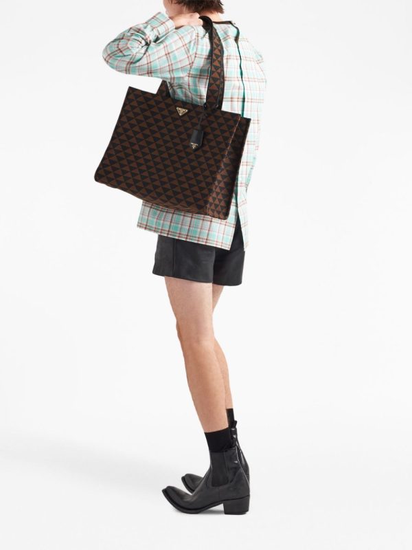 Prada çarge Symbole geometric-print tote - Image 2