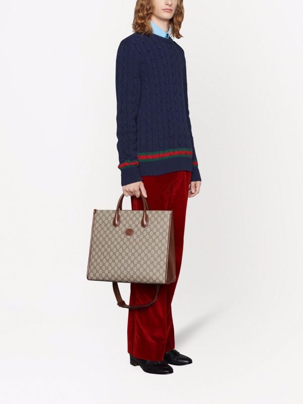 Gucci GG Supreme-print small tote bag - Image 2