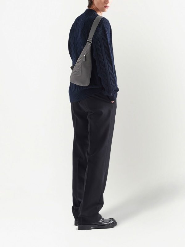 Prada Prada Cross leather crossbody bag - Image 2