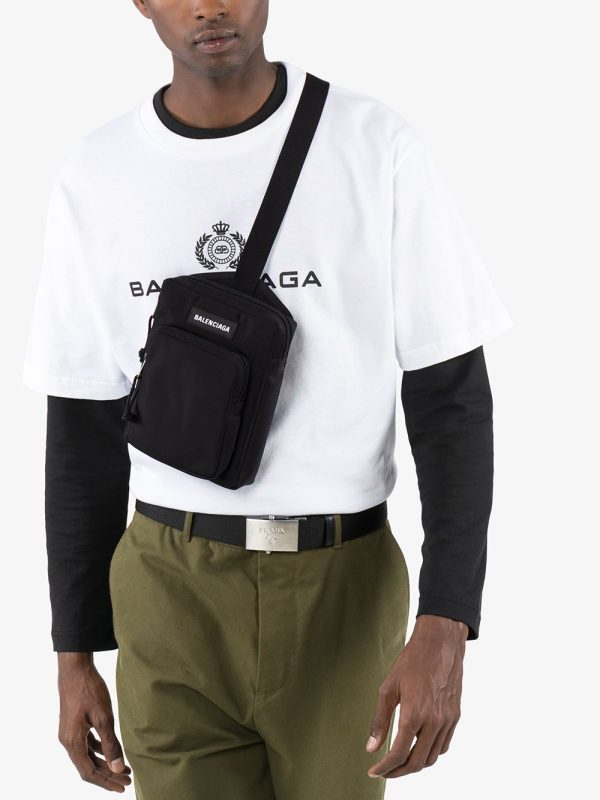 Balenciaga Explorer logo patch crossbody bag - Image 2