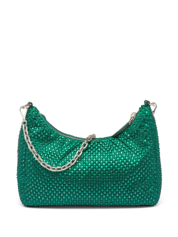 Prada Re-Edition 2005 crystal-embellished shoulder bag - Image 2
