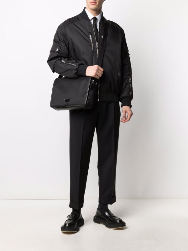 Prada Re-Nylon logo-plaque messenger bag - Image 2