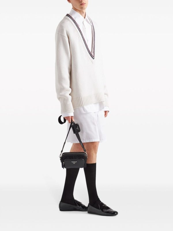Prada Bandolera triangle-logo messenger bag - Image 2
